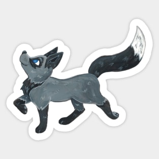 Silver Fox Sticker